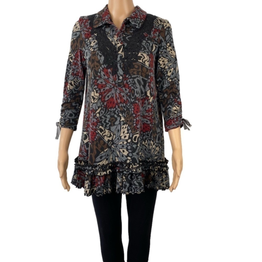 LINEA Domani tunic multi colour made in Canada